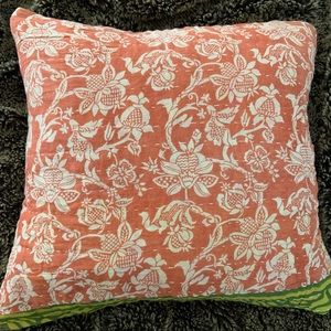 Vintage kantha throw pillow cover